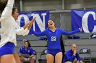 Volleyball vs Babson  Wheaton Women's Volleyball vs Babson College. - Photo by Keith Nordstrom : Wheaton, Volleyball, VB